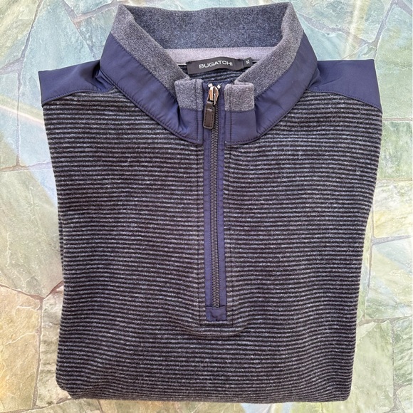 Men’s size XL Bugatchi Sweater Quarter Zip - Picture 3 of 5